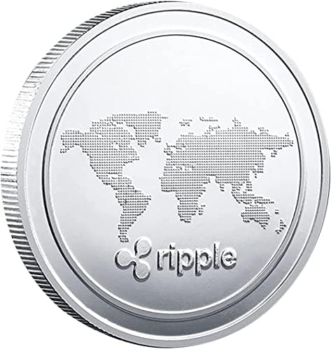 2 Любими монети криптовалюты Ripple | Предпазни Подаръци за колекции | Възпоменателни монети виртуална валута | Монети Chase | Криптовалюта Bitcoin
