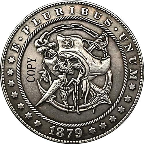 Скитник Никел 1879-cc САЩ Монета в Долари Морган Вид на Копия 185 Копирни Новост Монета, Монета за Подарък
