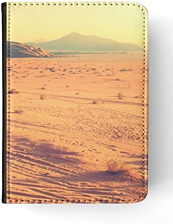 Живописен Ретро калъф за таблет с панти капак с изглед към пустинята, за Apple IPAD Mini (2021) (6-то поколение)