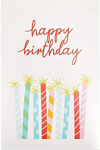 Съраунд набор от пощенски картички Pipilo Press честит рожден Ден с 4 рисунки (4 x 6 инча, 100 опаковки)