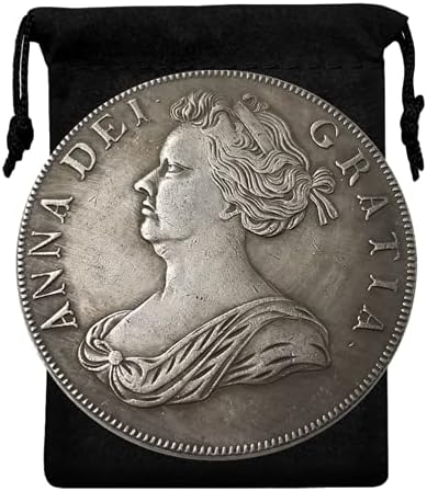 Kocreat Копие От 1706 Монета На Обединеното Кралство На Великобритания-Точно Копие На Великобритания Сребърен Долар Пенс Златна Монета