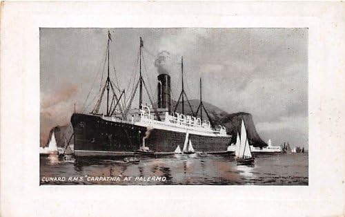 Кунард Р. М. С. Карпатиу в Калермо, Плавателни съдове Титаник, да Изпраща пощенски Картички Postcards